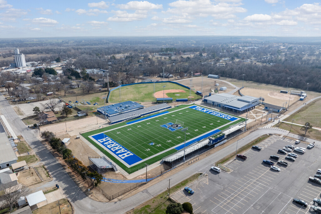 Harrah High School has plenty of sports to choose from.