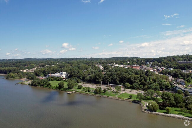 The Dobbs Ferry community is defined by views and sounds of the Hudson River.