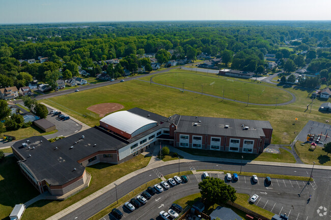 East Syracuse Elementary School is situated on a spacious campus with beautiful views.