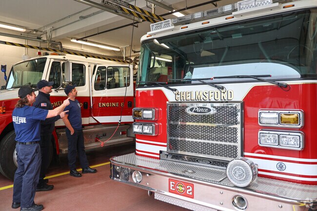 Stop by and say "hi" to the friendly firemen in North Chelmsford.