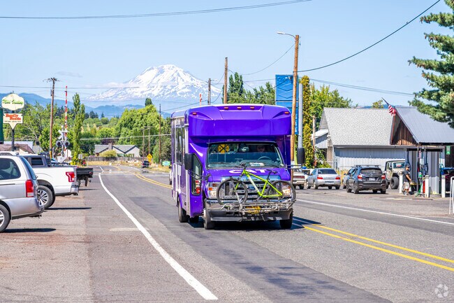 There are buses that take you around the Odell area.