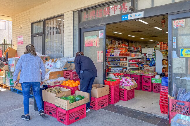 Trangs Seafood Market serves grocery essentials in addition to whole fish.