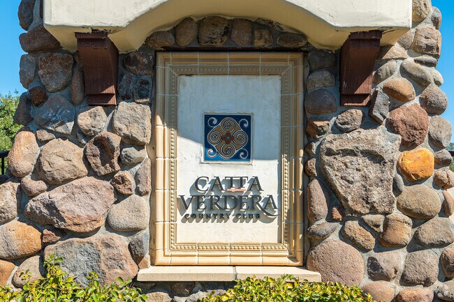 Catta Verdera Country Club sign welcomes community members of Verdera Village.
