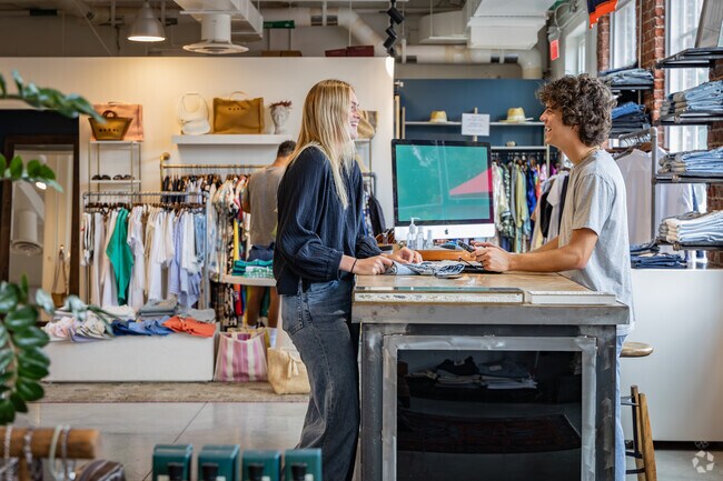 Retail shops are appearing more and more in 10th and Page as the neighborhood grows each year.