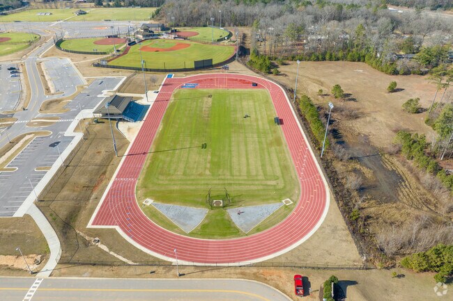 Calera High School has impressive athletic fields.