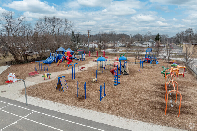 Meadowlawn Elementary School, playground.