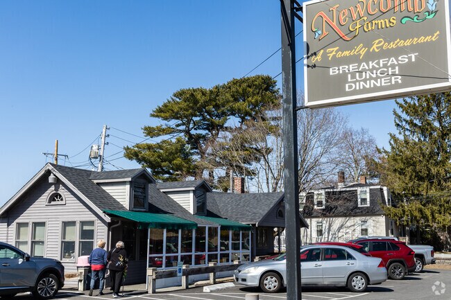 Brush Hill residents love to grab a bite at Newcomb Farms restaurant.