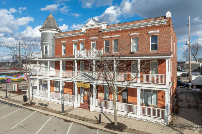TV's Grand Event inside a former 1890's hotel in Trenton is open for happy hour and events.
