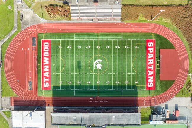Watch the Spartans play at Stanwood High School football stadium.