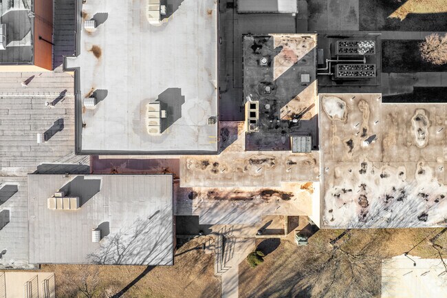 Here is a top down view of Hadley Middle School.