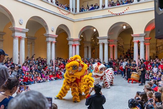 The Walters Art Museum hosts many workshops and events such as the Lunar New Year Celebration.