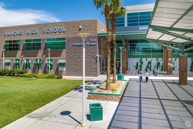 Rancho High School is the home of the Rams.