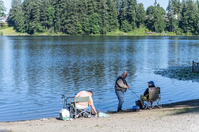 Residents of Holiday Hills enjoy fishing for bass, trout and kokanee at Lake Ward.