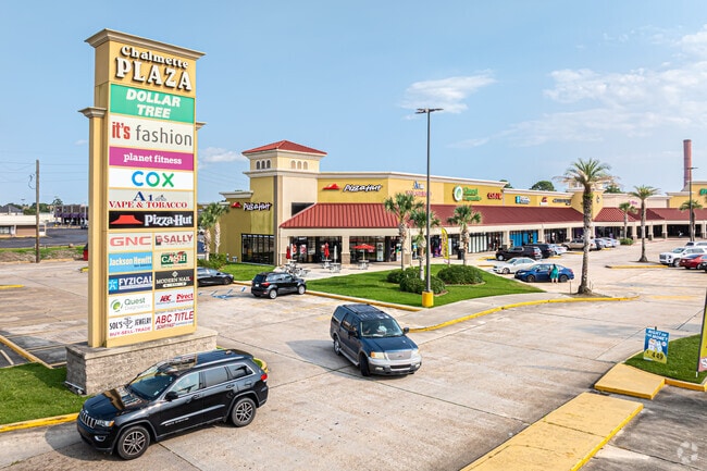 Chalmette Plaza offers several retail options for local shoppers.