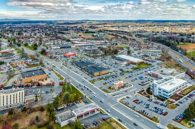 The north end of Villa Estates is home to a section of the medical district in Frederick, Maryland.