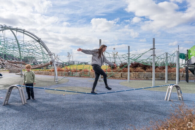 Take the family for a play day and walk the tight rope at Gran Cielo Park.
