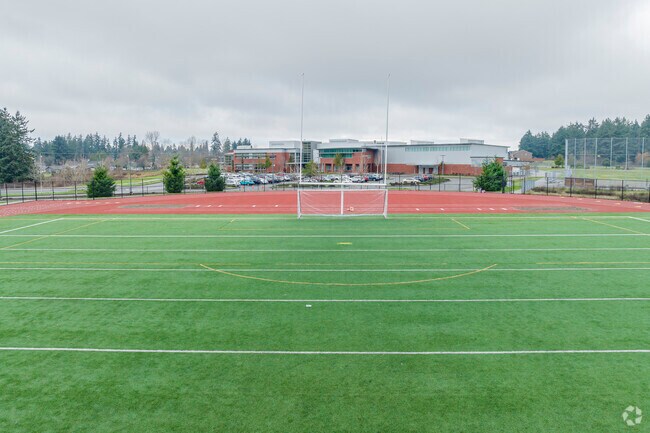 Soccer and football fields.