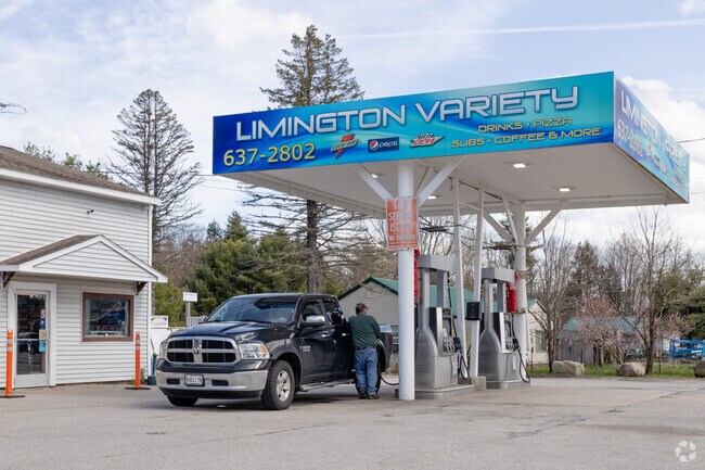 Limington Variety provides gasoline and various sundries.