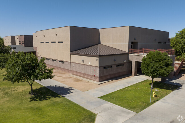 In Gilbert, Perry High School is a mix of indoor and outdoor spaces for students.