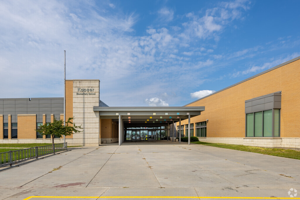 Students love returning from summer break at Kooser Elementary School.