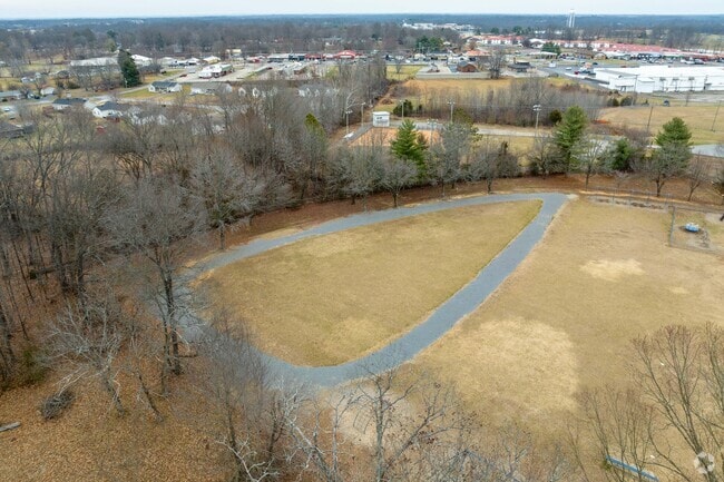 Central Elementary School has a paved walking path for locals and students to enjoy.