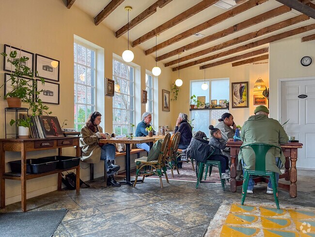 Get some work done in the cozy environment at Scout Cafe in Baynard Village.