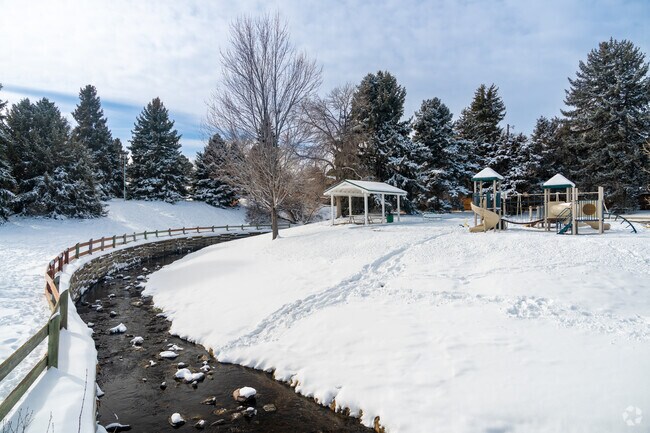 McIntyre Gulch runs lazily through Creighton and adds natural beauty to Meadowlark Park.