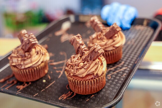 Try the KitKat Cupcake at A Baker's Bakery, in Warren.