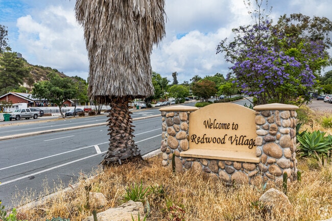 Redwood Village is made up of quiet suburban streets with easily accessed commercial pockets.