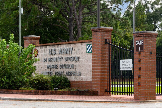 Wilshire Estates is located adjacent to the Hunter Army Airfield.