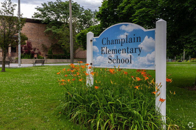 Built in 1909, Champlain School in Burlington serves grades K-5.