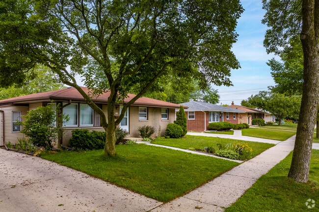 Ranch homes line the streets in the Morgan Heights neighborhood.