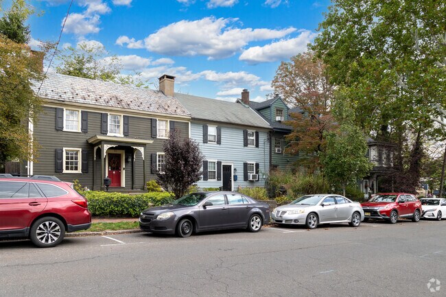 Older Colonial style homes in Solebury.
