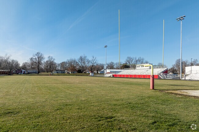 Pittsfield High School has a well equipped sports complex.