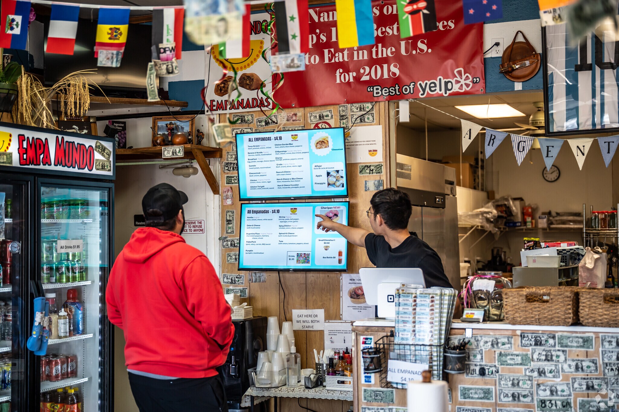 Empa Mundo World of Empanadas serves DFW best aware winning Empanadas.