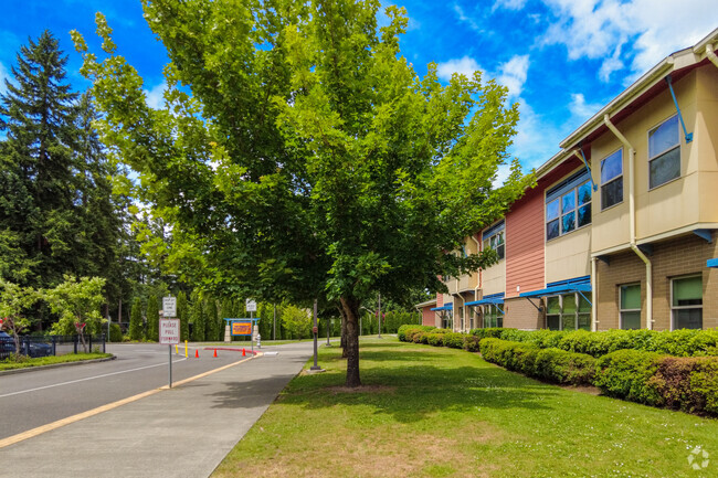 Parent Drop Off point at the G W Edgerton Elementary School In Puyallup.