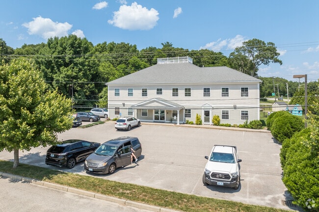 Right side of Montessori Of Greenwich Bay.