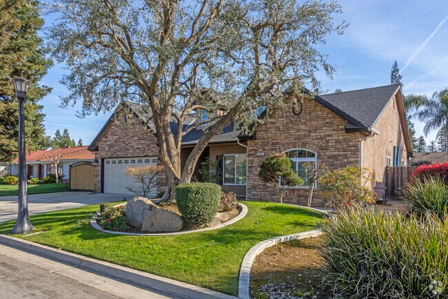 A beautifully landscaped contemporary-style home in Sierra Sky Park.