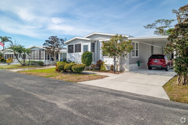 Within Coastal North Naples sits an over 55 community of unique manufactured homes.