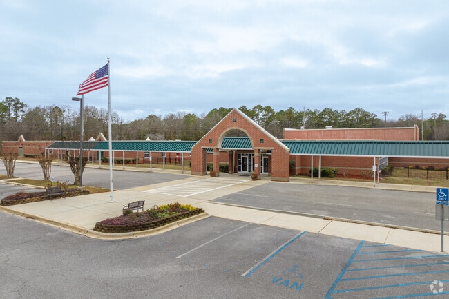 Oak Mountain Intermediate School teaches 4th and 5th grades.