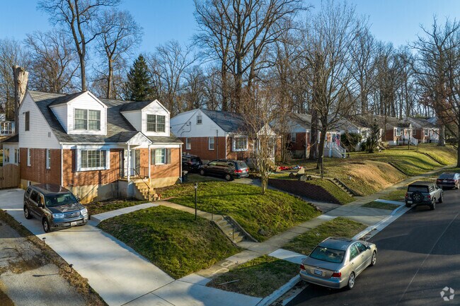Cape Cod homes are popular in the Lochearn Neighborhood of Gwynn Oak, MD.