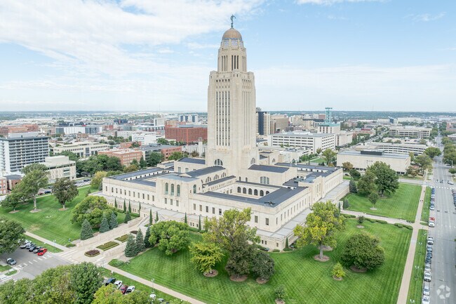 Nebraska's State capitol building, in Lincoln, is one of the most impressive in the country.