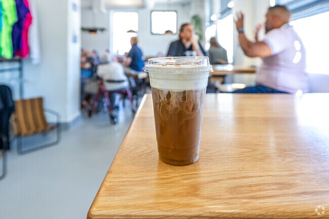 The cold brew at The Inclusive Bean near River Bluff is not only delicious it's also beautiful.