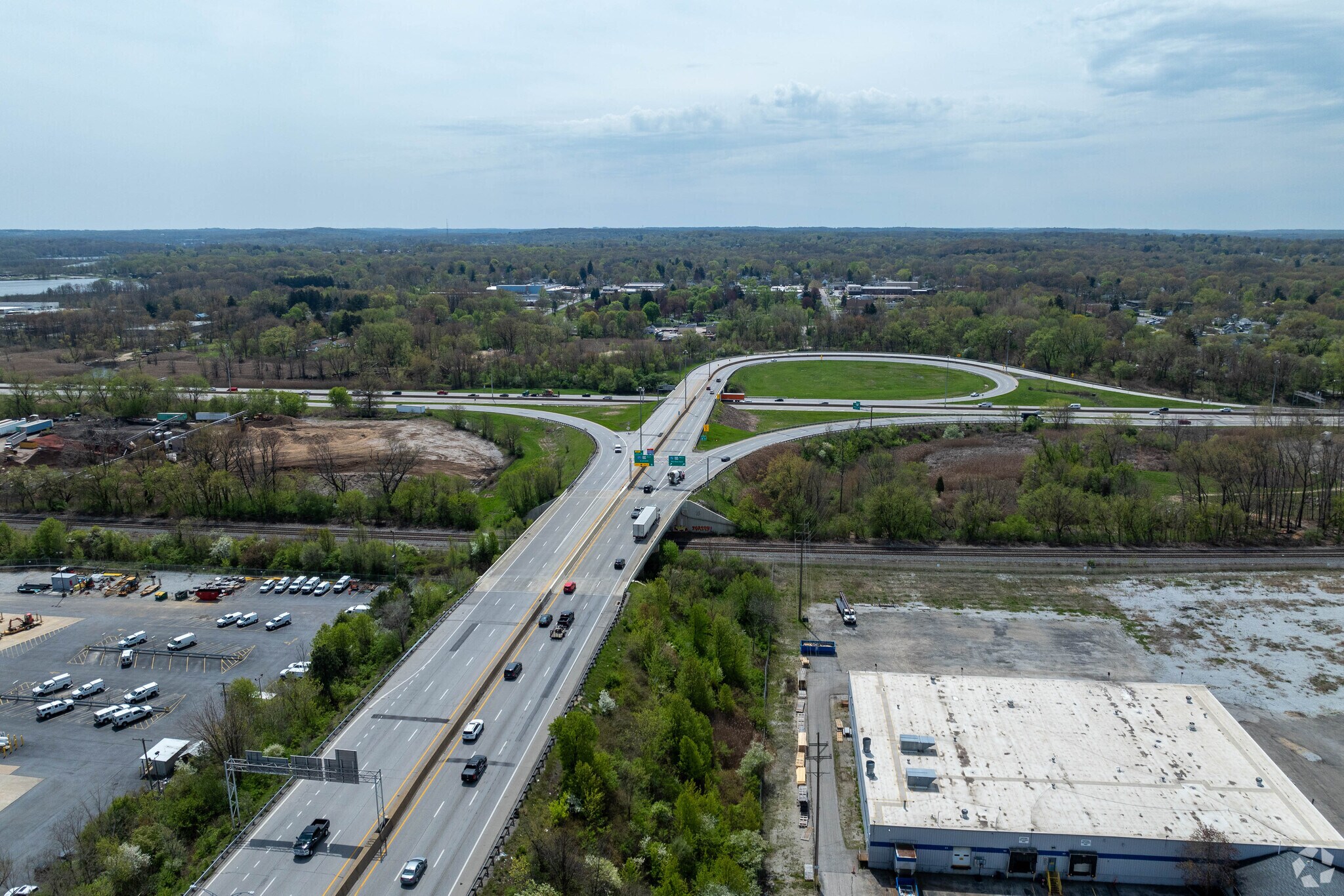 The interchange of 277 and 76 borders the Kenmore neighborhood.