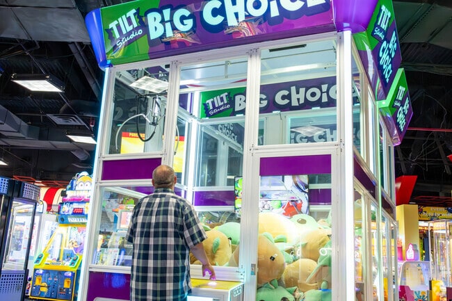 The Tilt Arcade is located inside Plaza West Covina Mall.