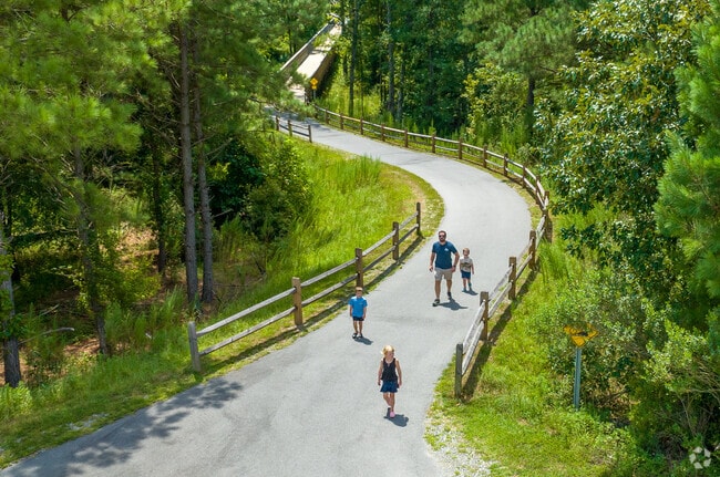 Old Honeycutt Road Park located on 11 acres is a great place to take the family for a walk.