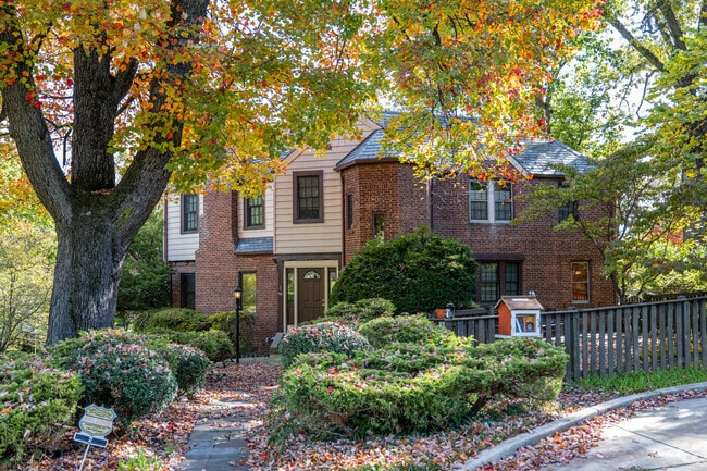 Tudor homes with Little Libraries add charm to Silver Spring Park.