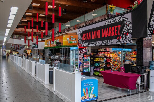 You'll find a wide selection of food options at the Asian Garden Mall in Little Saigon.