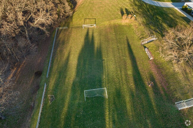 The shadows are long as St Aloysius Academy's soccer field awaits another season.