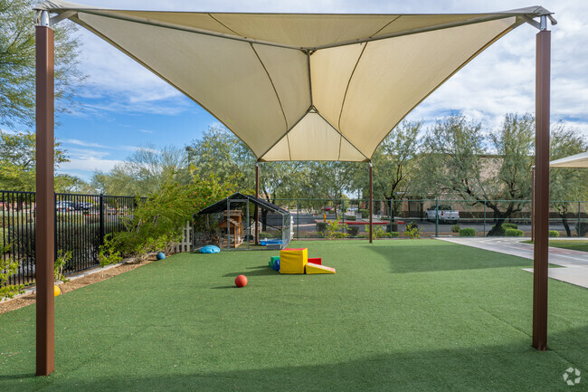 Covered play at Guidepost Montessori at Peoria